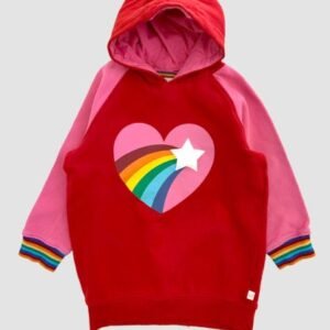 Little Bird Rainbow Heart Hoody